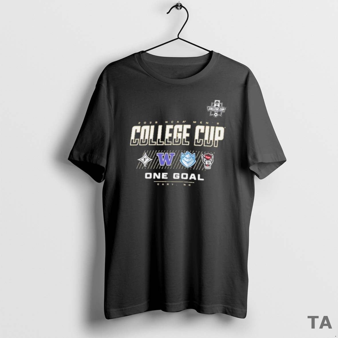 Top 4 Teams 2025 Ncaa Mens College Cup One Goal T Shirt Sweater Hoodie, Sweatshirt | AU01DripNestTees.com