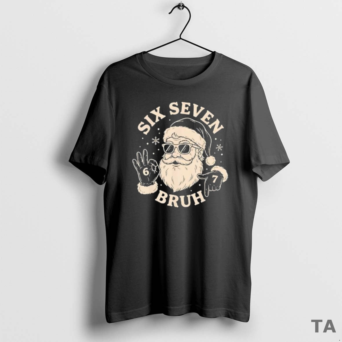 Top 67 Six Seven Bruh Christmas Santa Claus 6 7 Meme T Shirt Sweater Hoodie, Sweatshirt | AU01DripNestTees.com