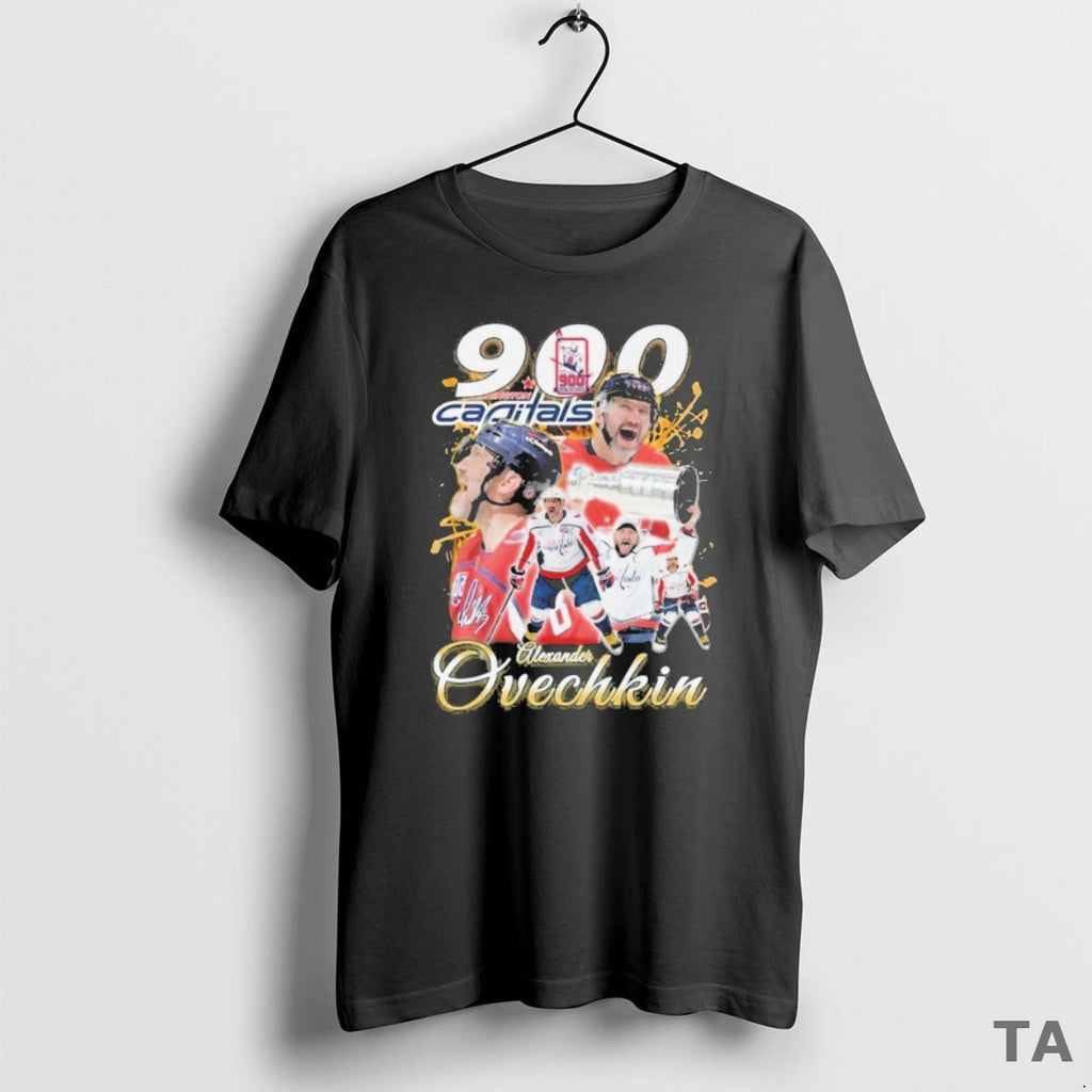 Top Alexander Ovechkin Washington Capitals 2025 Celebrate 900 Nhl Goals T Shirt Sweater Hoodie, Sweatshirt