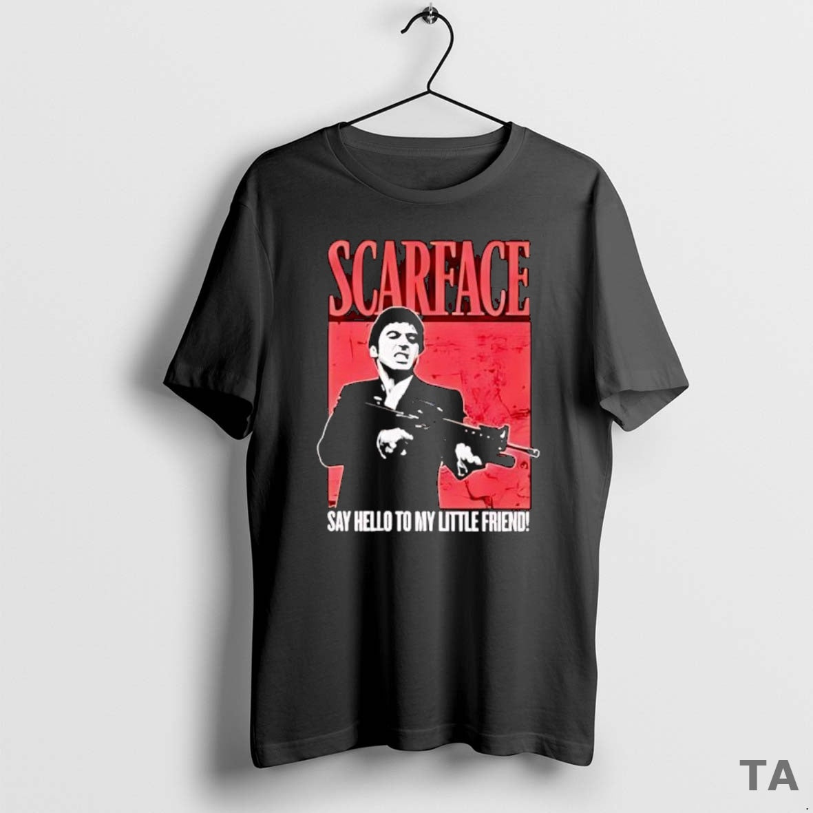 Top Best Scarface Say Hello To My Little Friend T Shirt Sweater Hoodie, Sweatshirt | AU01DripNestTees.com