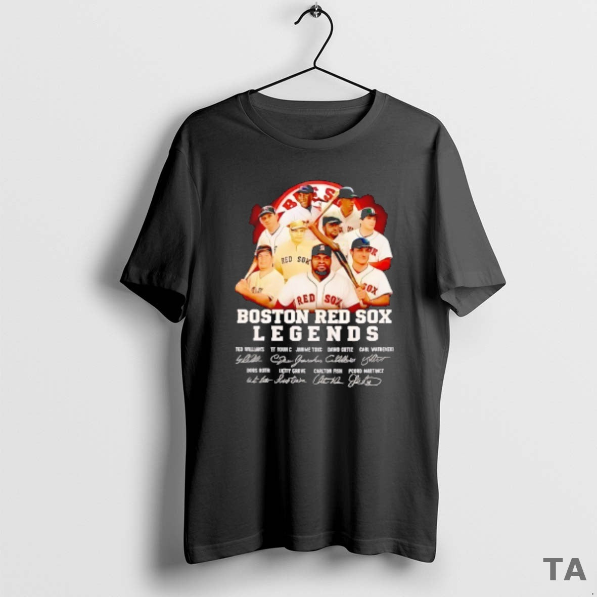 Top Boston Red Sox Legends Signatures T Shirt Sweater Hoodie, Sweatshirt | AU01DripNestTees.com
