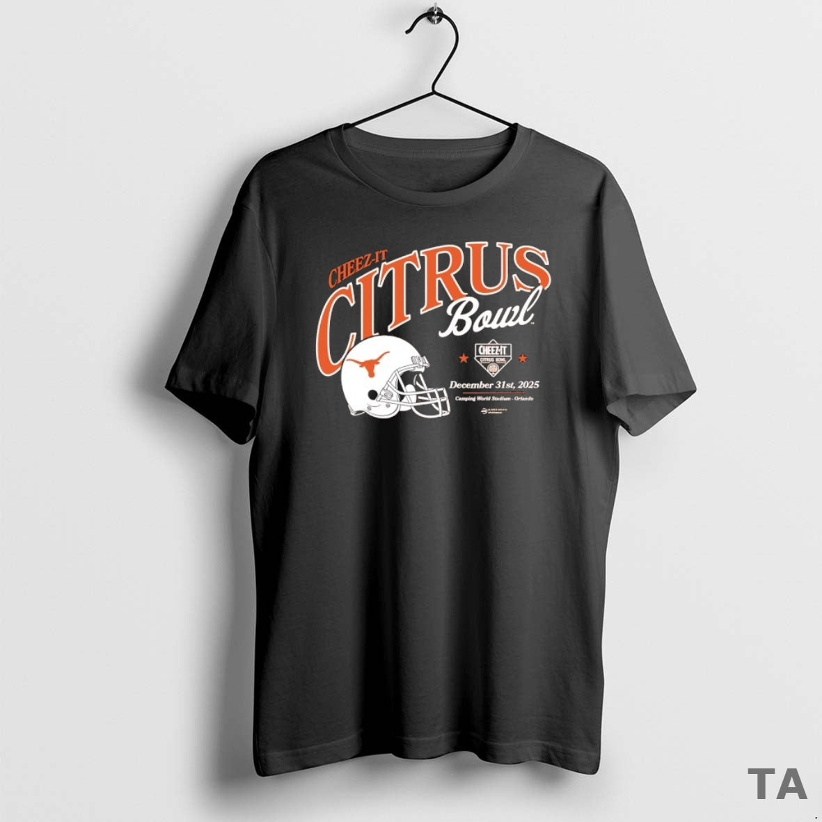 Top Cheez It Citrus Bowl 2025 Texas Longhorns Football Helmet T Shirt Sweater Hoodie, Sweatshirt | AU01DripNestTees.com