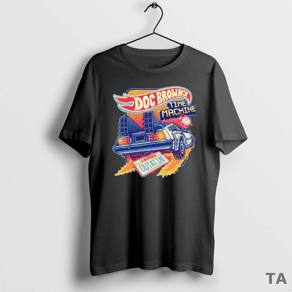Top Doc Browns Time Machine T Shirt Sweater Hoodie, Sweatshirt | AU01DripNestTees.com