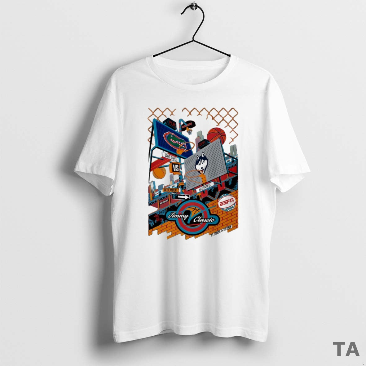 Top Florida Gator Vs Uconn Huskies Jimmy Classic Circle T Shirt Sweater Hoodie, Sweatshirt | AU01DripNestTees.com