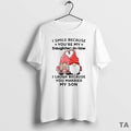 Top Gnome I Smile Because Youre My Daughter In Law Circle T Shirt Sweater Hoodie, Sweatshirt | AU01DripNestTees.com