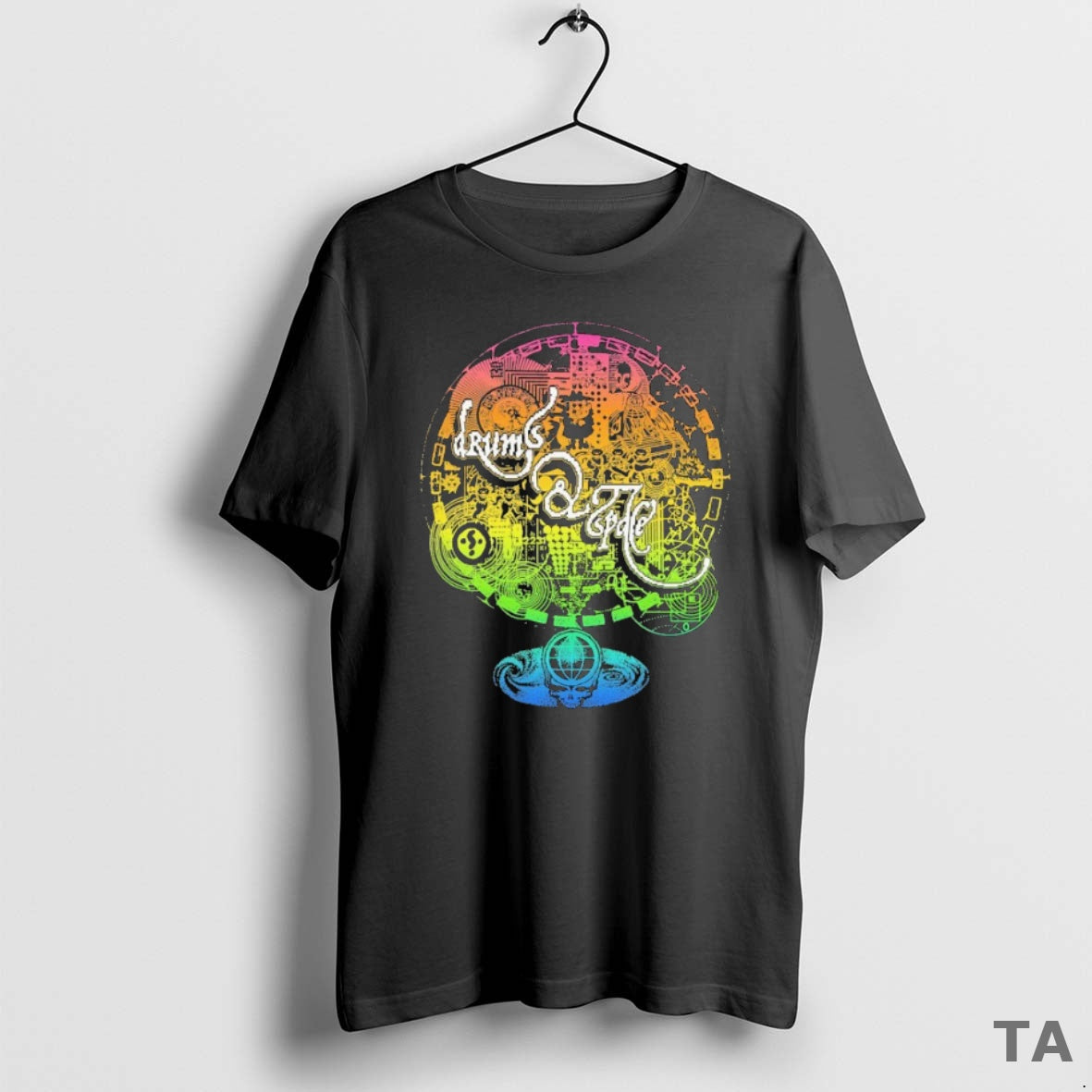 Top Grateful Dead Drums Space Rainbow Gradient T Shirt Sweater Hoodie, Sweatshirt | AU01DripNestTees.com
