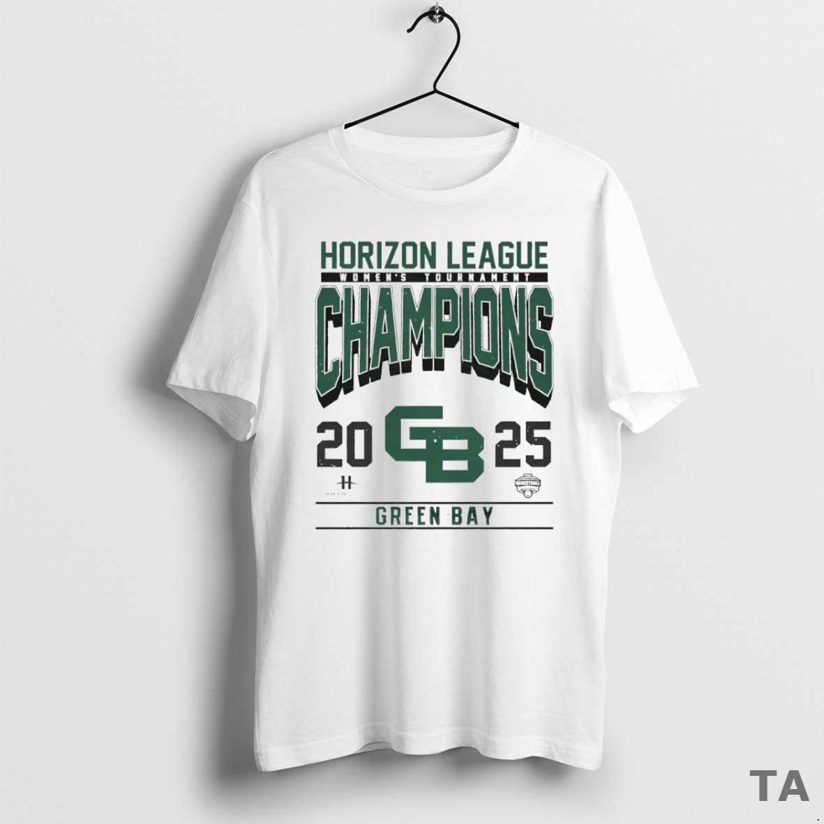 Top Green Bay 2025 Womens Tournament Horizon League Champions Circle T Shirt Sweater Hoodie, Sweatshirt
