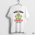 Top Grinch Id Like To Thank My Middle Finger For Always Sticking Up Circle T-Shirts, Hoodie, Sweatshirt
