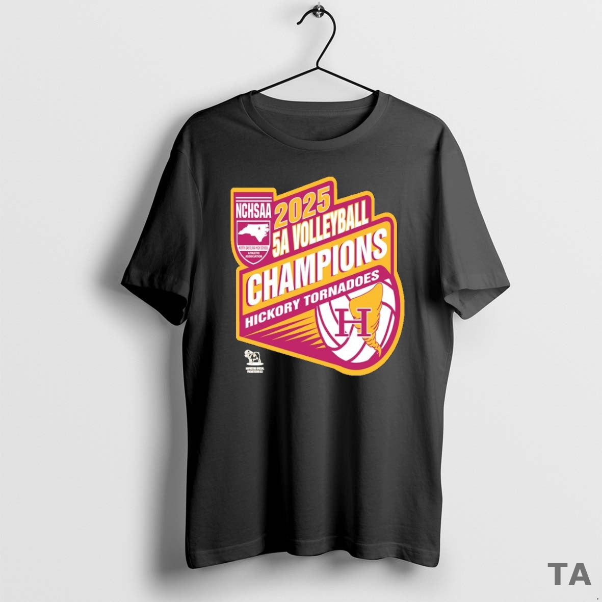 Top Hickory Tornadoes Nchsaa 5a Volleyball Champions 2025 T Shirt Sweater Hoodie, Sweatshirt | AU01DripNestTees.com