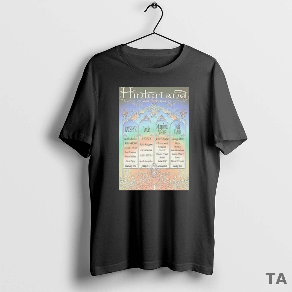 Top Hinterland St Charles Iowa Jul 30 Aug 2 2026 T Shirt Sweater Hoodie, Sweatshirt | AU01DripNestTees.com