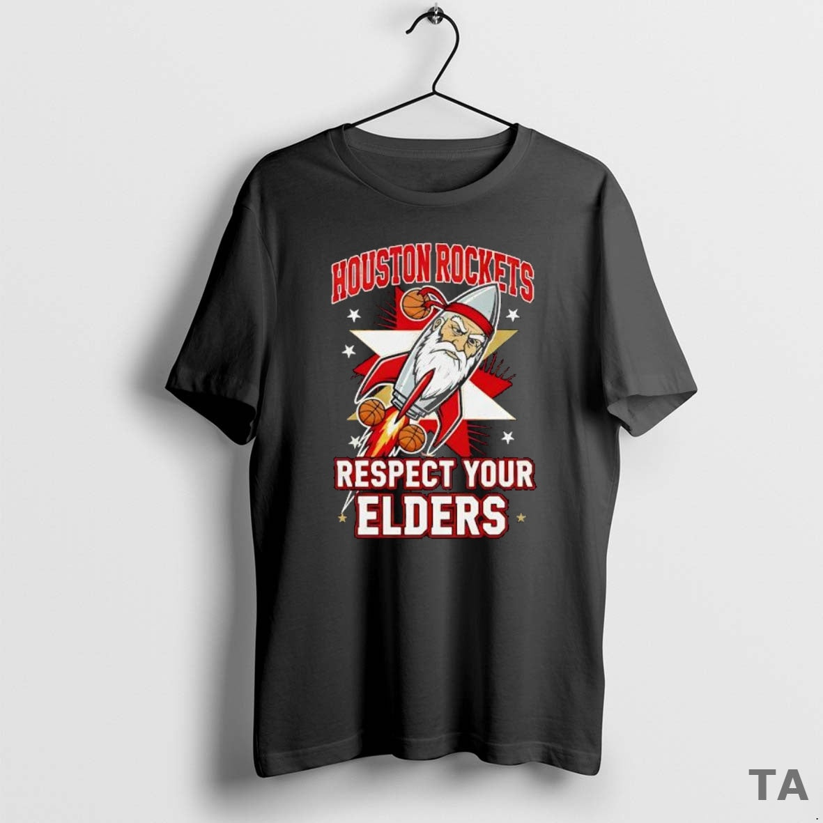 Top Houston Rockets Respect Your Elders T Shirt Sweater Hoodie, Sweatshirt | AU01DripNestTees.com