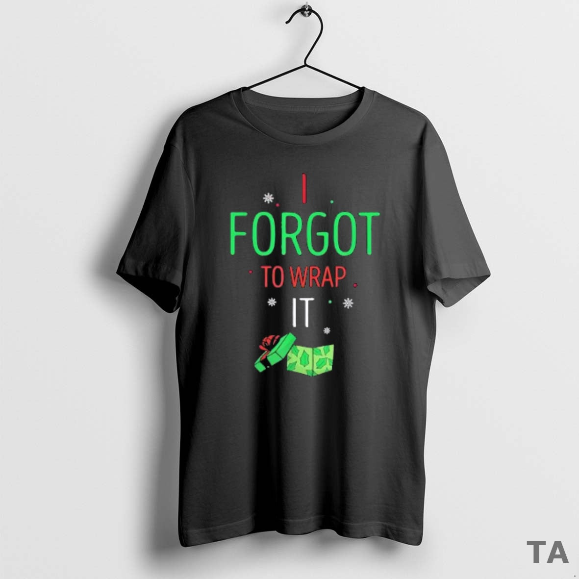 Top I Forgot To Wrap It Moment Christmas Gift Box T Shirt Sweater Hoodie, Sweatshirt | AU01DripNestTees.com