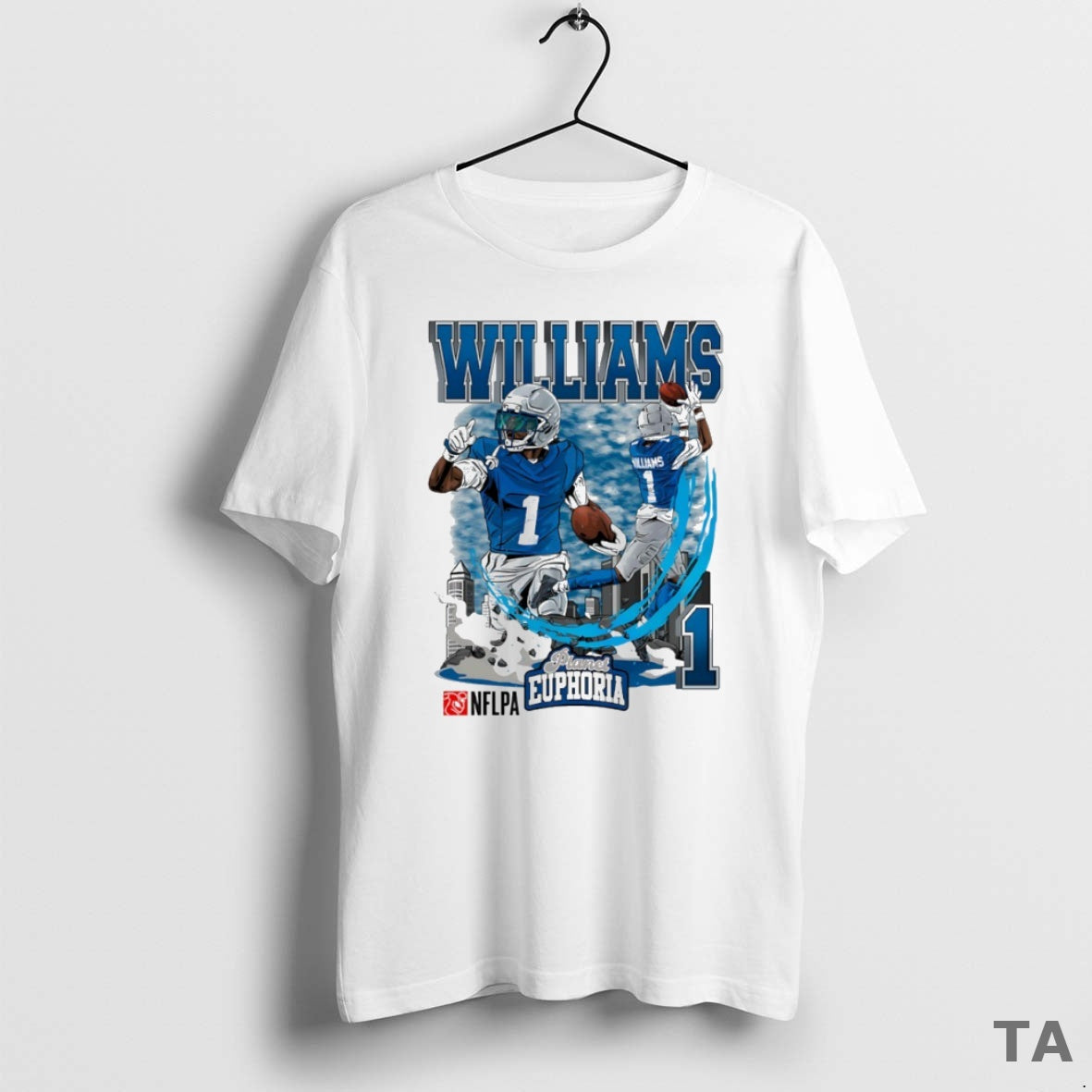 Top Jameson Williams 1 Detroit Lions Football Comic Circle T Shirt Sweater Hoodie, Sweatshirt | AU01DripNestTees.com