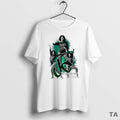 Top Jazlynn Chism Let Go Let Him Graphic Circle T Shirt Sweater Hoodie, Sweatshirt | AU01DripNestTees.com
