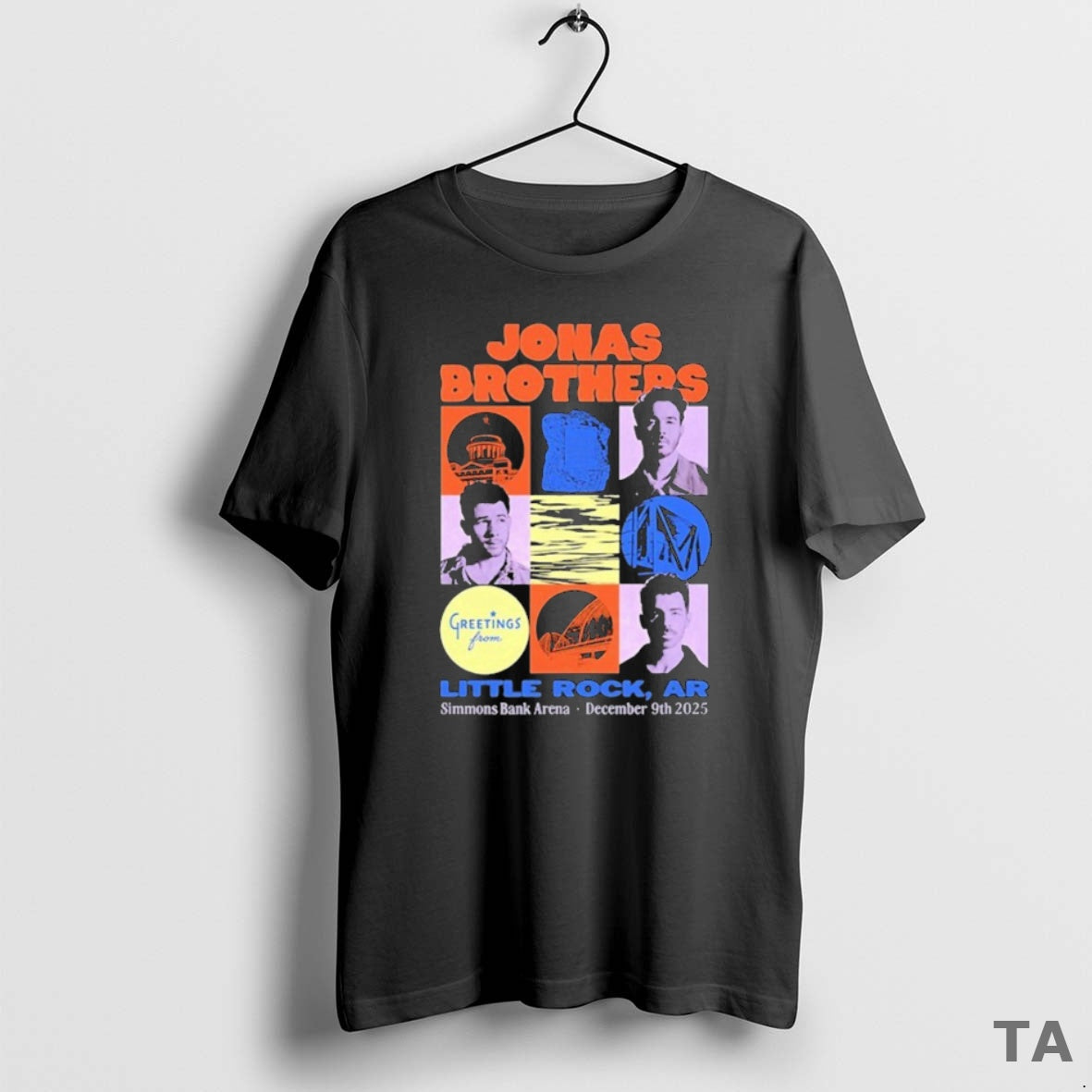 Top Jonas Brothers Little Rock Ar Dec 9 2025 Event T Shirt Sweater Hoodie, Sweatshirt | AU01DripNestTees.com