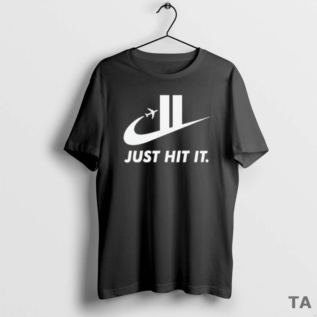 Top Just Hit It 9 11 Logo Parody T Shirt Sweater Hoodie, Sweatshirt | AU01DripNestTees.com