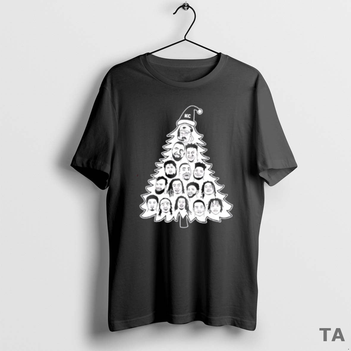 Top Kansas City Chiefs Football Players Shape Christmas Tree T Shirt Sweater Hoodie, Sweatshirt | AU01DripNestTees.com