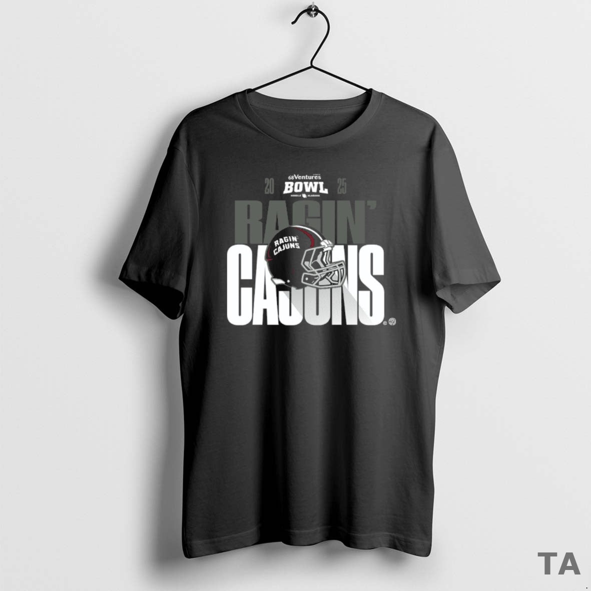 Top Louisiana Ragin Cajuns 2025 68 Ventures Bowl Helmet Bound T Shirt Sweater Hoodie, Sweatshirt | AU01DripNestTees.com