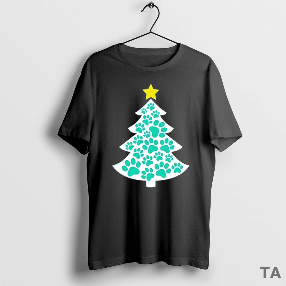 Top Merry Christmas Tree Paws T Shirt Sweater Hoodie, Sweatshirt | AU01DripNestTees.com