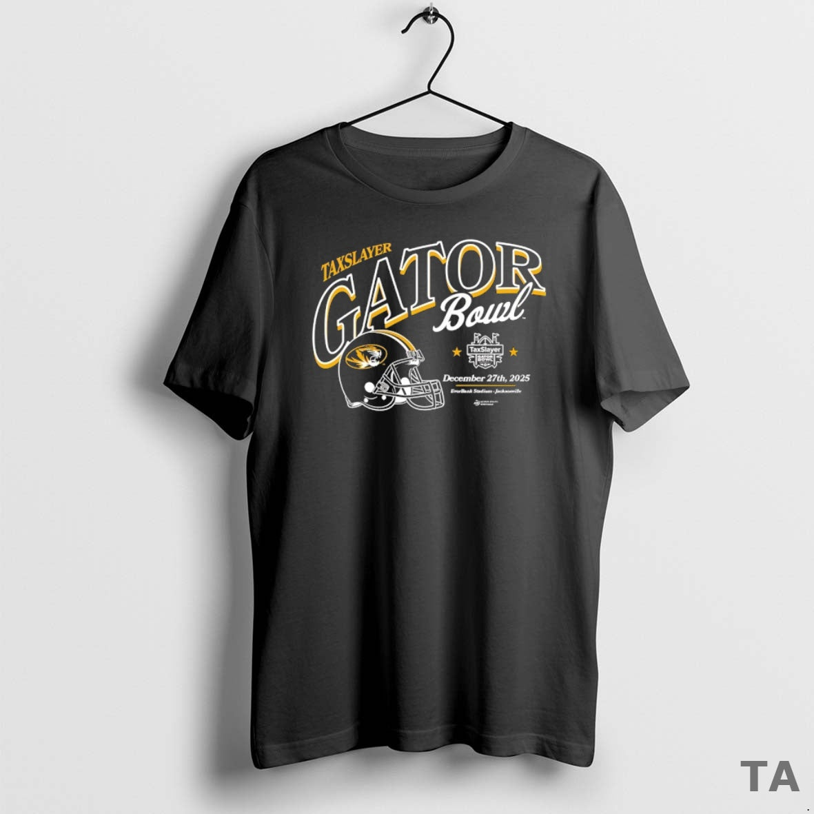 Top Missouri Tigers 2025 Taxslayer Gator Bowl Helmet T Shirt Sweater Hoodie, Sweatshirt | AU01DripNestTees.com