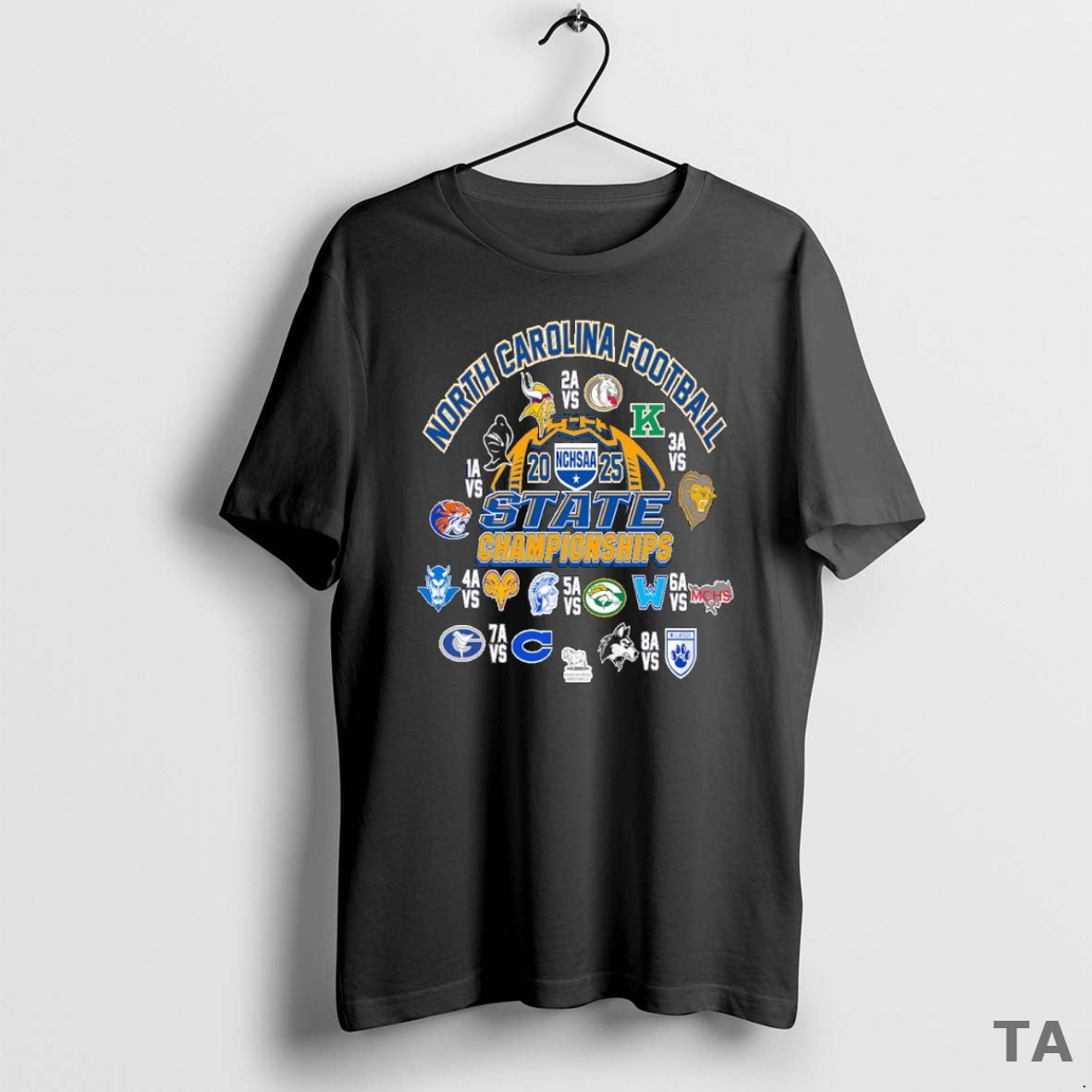 Top North Carolina Football Nchsaa State Championships 2025 T Shirt Sweater Hoodie, Sweatshirt | AU01DripNestTees.com