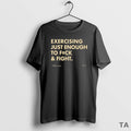 Top Not For Pussies Fraved Exercising Just Enough To Fuck And Fight T Shirt Sweater Hoodie, Sweatshirt | AU01DripNestTees.com