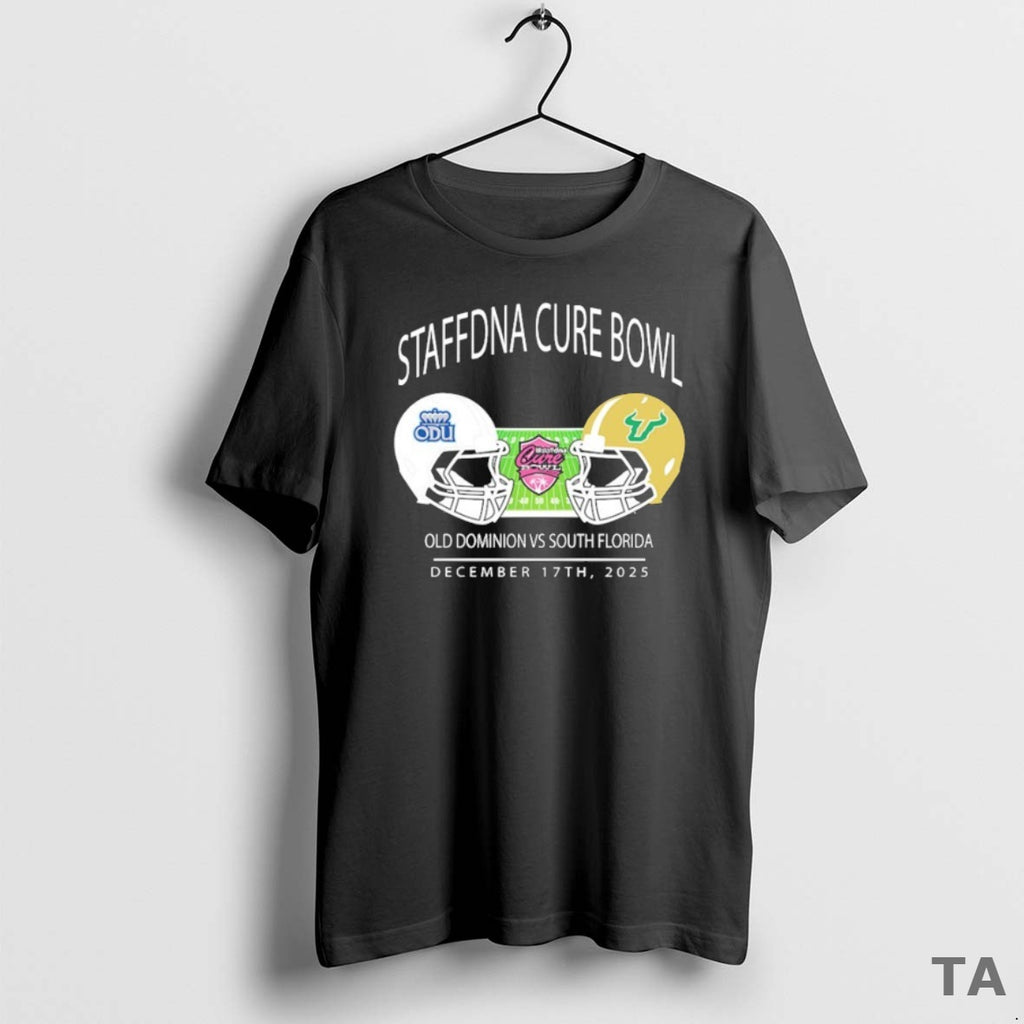 Top Old Dominion Monarchs Vs South Florida Bulls Staffdna Cure Bowl At Camping World Stadium T-Shirts, Hoodie, Sweatshirt