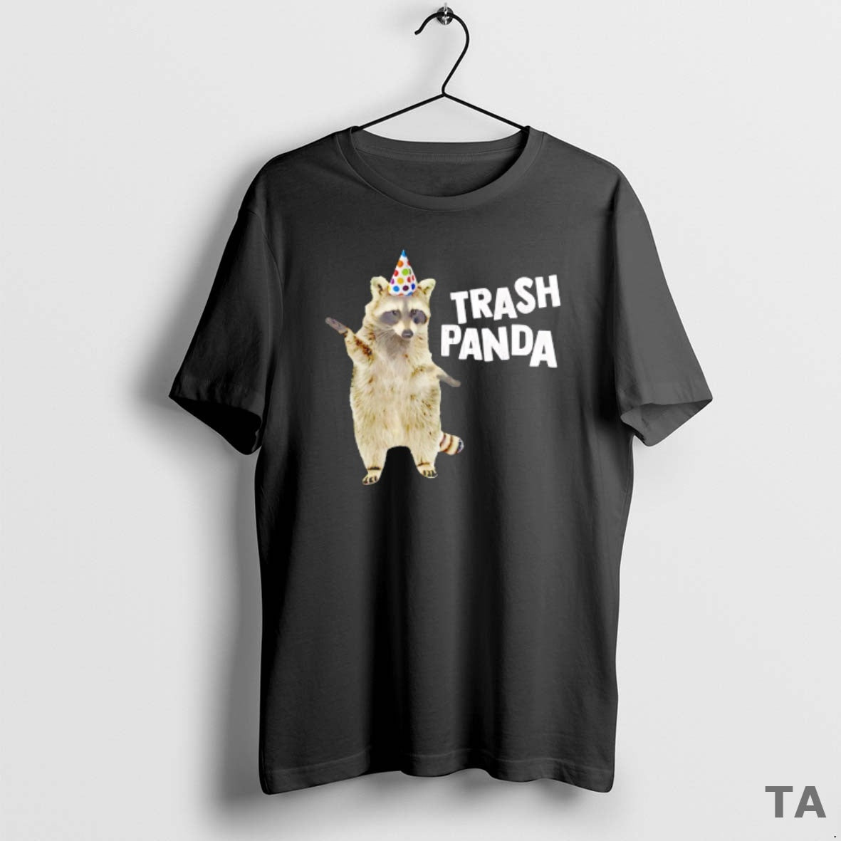 Top Raccoon Wearing Birthday Hat Trash Panda T Shirt Sweater Hoodie, Sweatshirt | AU01DripNestTees.com