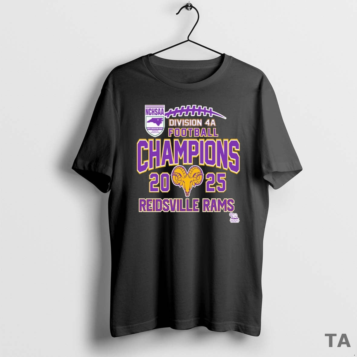 Top Reidsville Rams Nchsaa Division 4a Football Champions 2025 T Shirt Sweater Hoodie, Sweatshirt | AU01DripNestTees.com