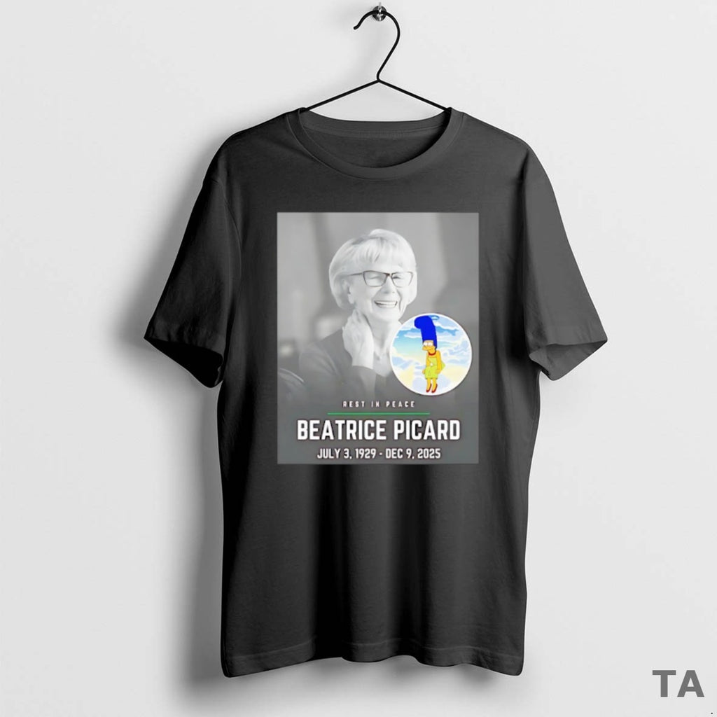 Top Rest In Peace Beatrice Picard July 3 1929 Ded 9 2025 T Shirt Sweater Hoodie, Sweatshirt | AU01DripNestTees.com