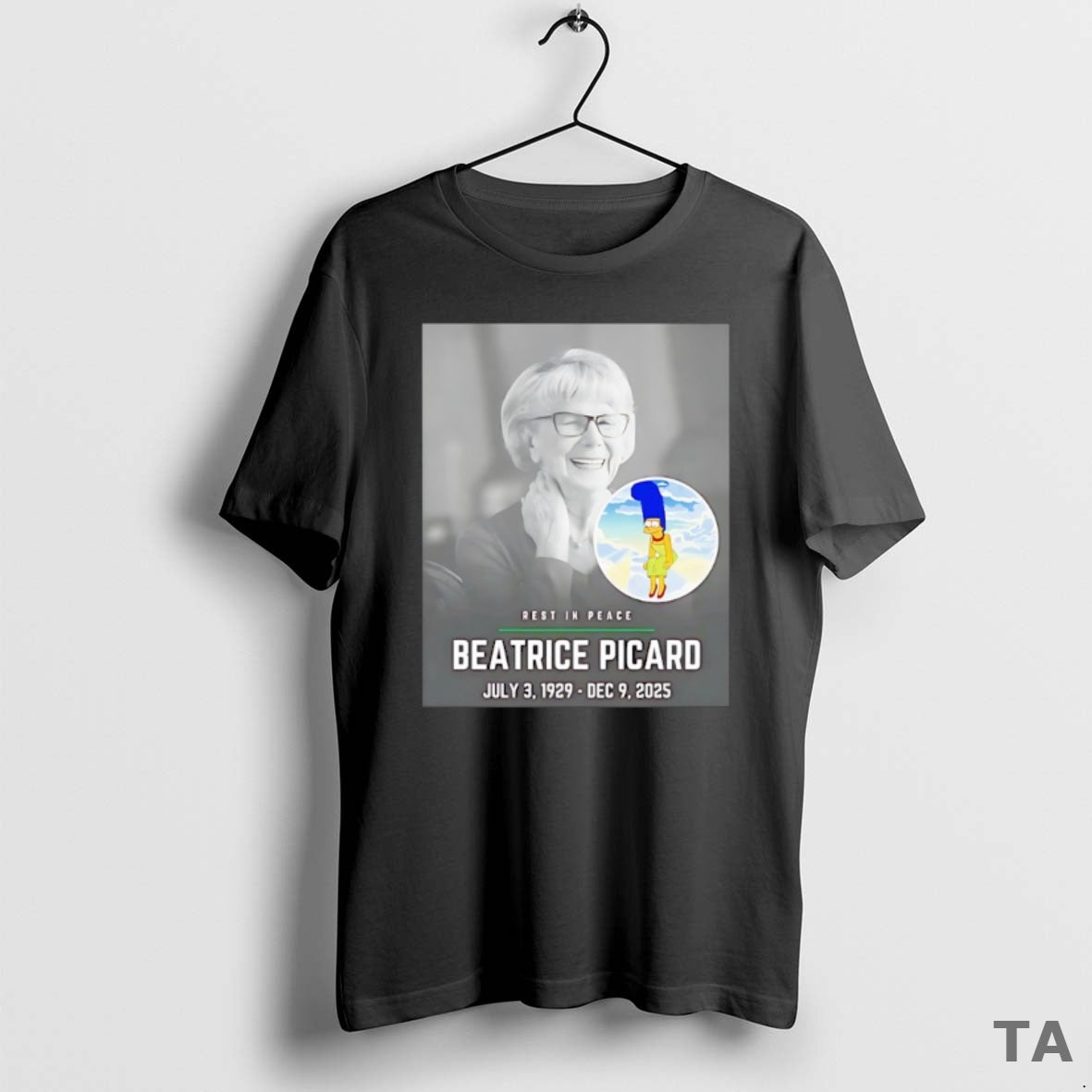Top Rest In Peace Beatrice Picard July 3 1929 Ded 9 2025 T Shirt Sweater Hoodie, Sweatshirt | AU01DripNestTees.com