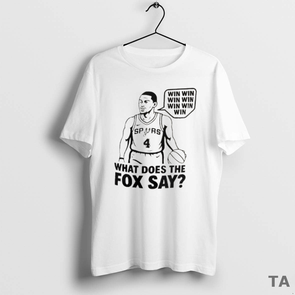 Top San Antonio Spurs Deaaron Fox What Does The Fox Say T Shirt Sweater Hoodie, Sweatshirt | AU01DripNestTees.com