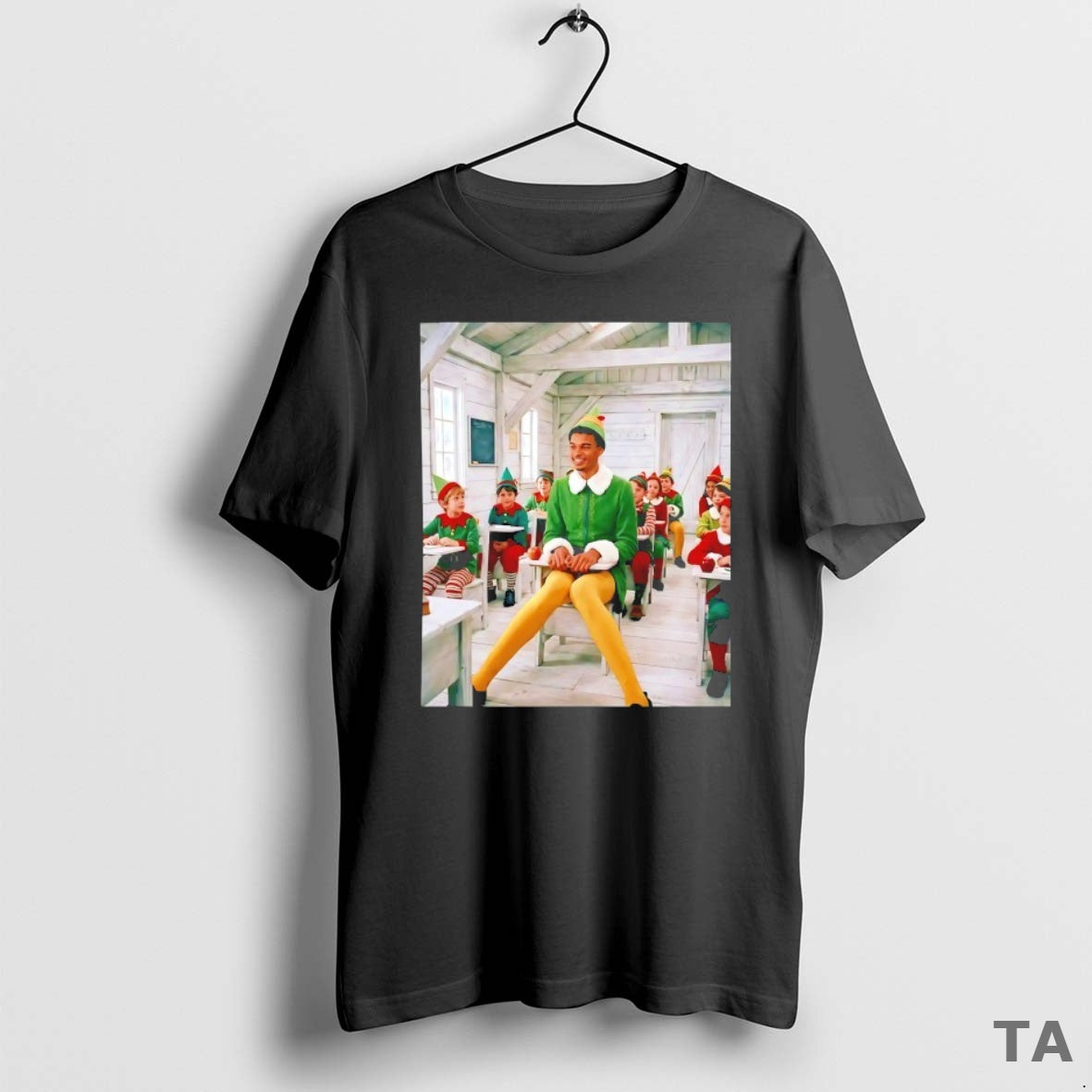 Top San Antonio Spurs Victor Wembanyama Elf Christmas T Shirt Sweater Hoodie, Sweatshirt | AU01DripNestTees.com