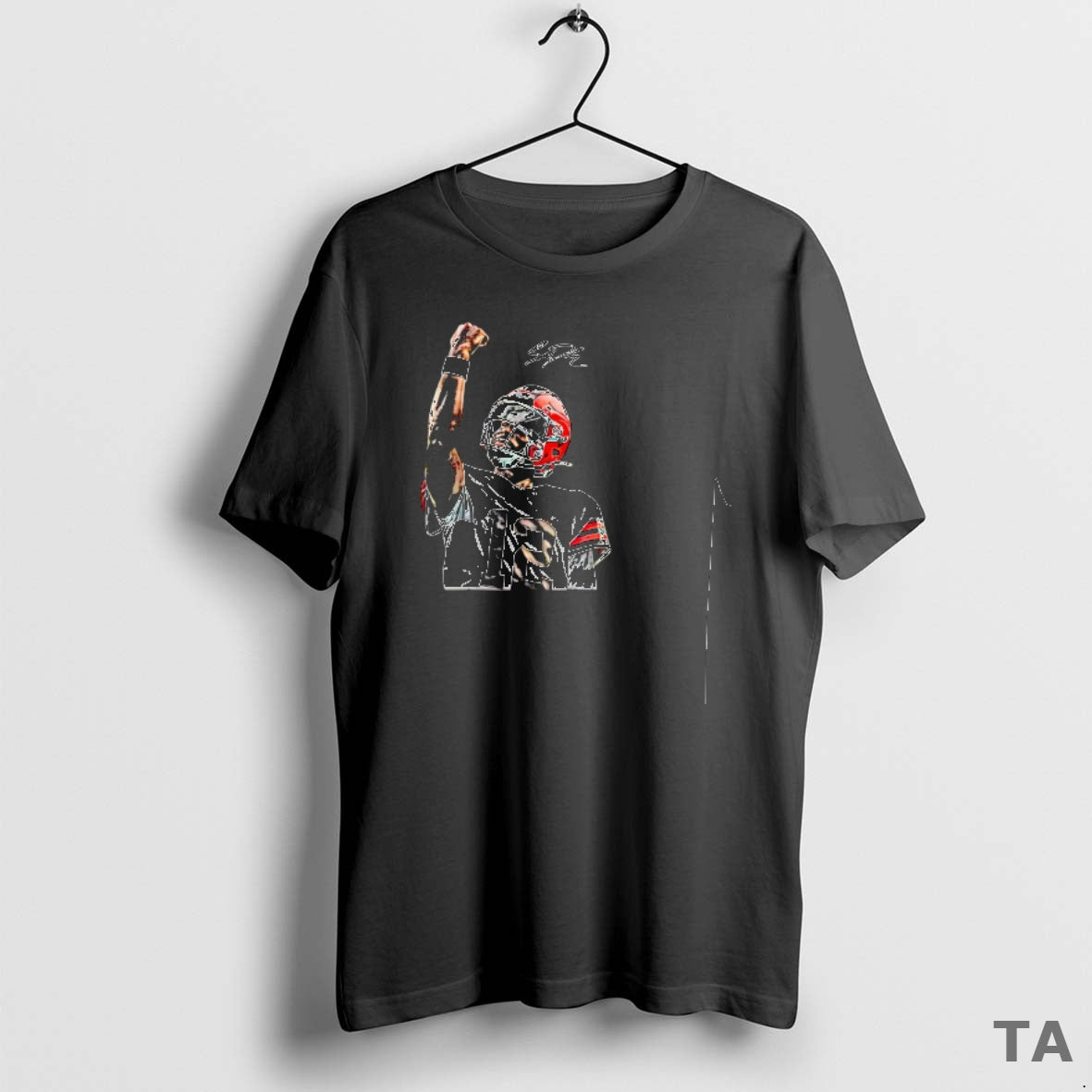 Top Shedeur Sanders 12 Cleveland Browns Football Signature Portrait T Shirt Sweater Hoodie, Sweatshirt | AU01DripNestTees.com