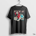 Top Skeleton Fuck Ai Support Human Artists T Shirt Sweater Hoodie, Sweatshirt | AU01DripNestTees.com