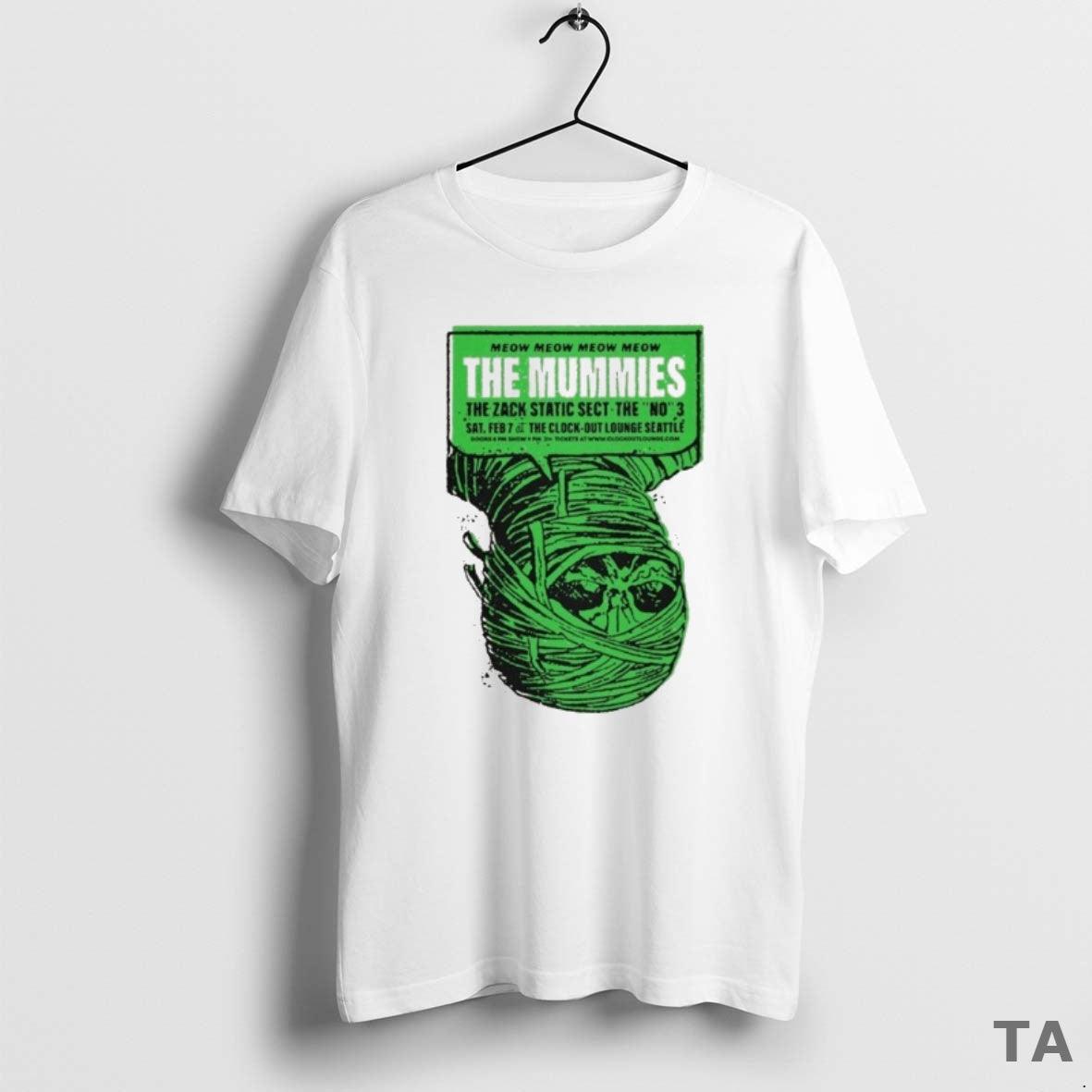 Top The Mummies February 7 2026 At Clock Out Lounge In Seattle Wa T-Shirts, Hoodie, Sweatshirt | AU01DripNestTees.com