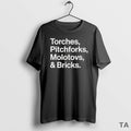 Top Torches Pitchforks Molotovs And Bricks 2025 World Tour T Shirt Sweater Hoodie, Sweatshirt | AU01DripNestTees.com