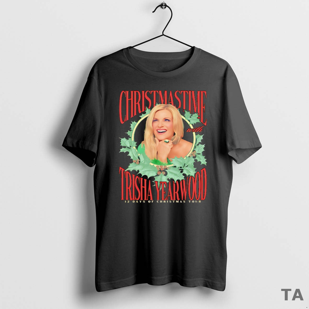 Top Trisha Yearwood 12 Days Of Christmas Tour 2025 T Shirt Sweater Hoodie, Sweatshirt | AU01DripNestTees.com