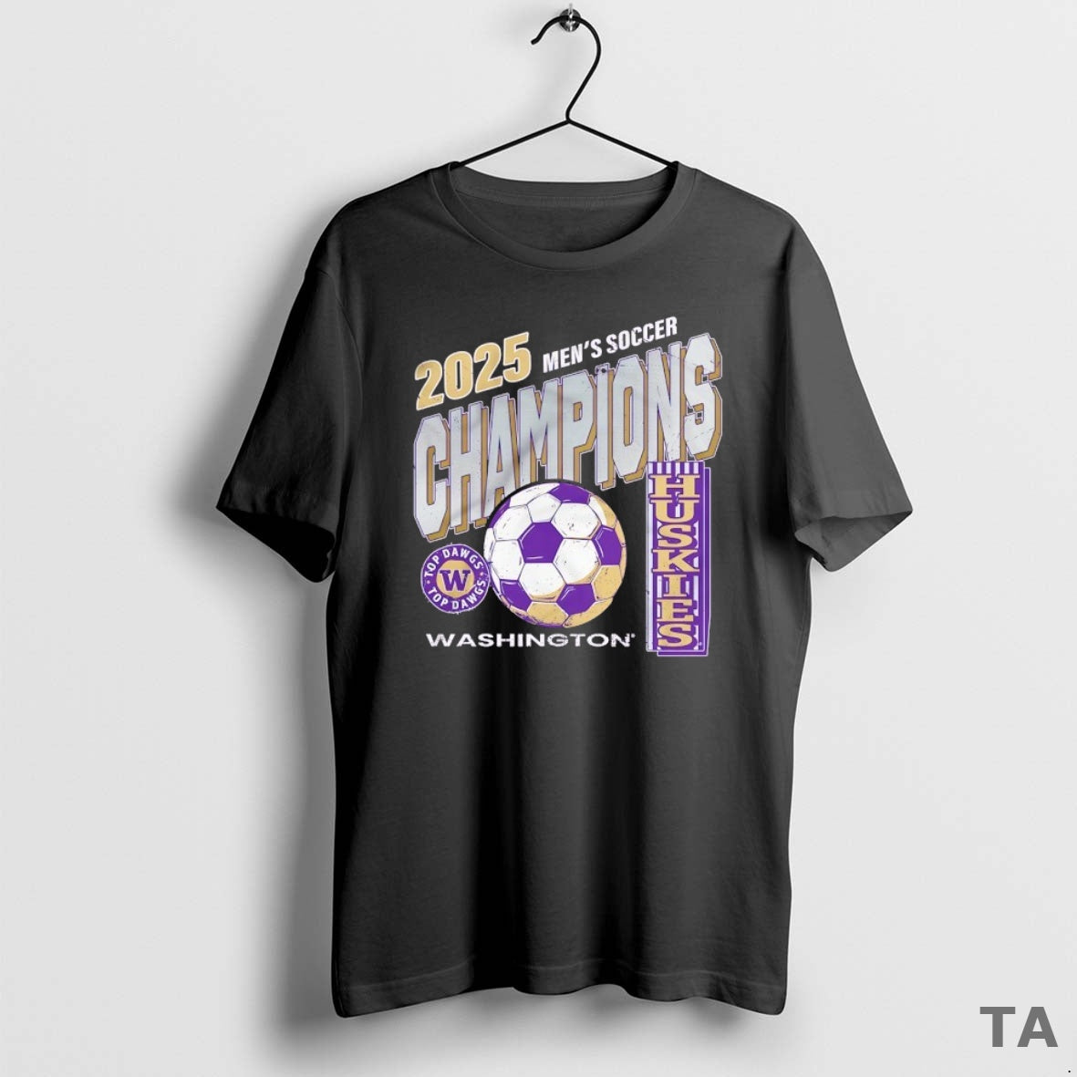 Top Washington Huskies 2025 Mens Soccer Champions T Shirt Sweater Hoodie, Sweatshirt | AU01DripNestTees.com