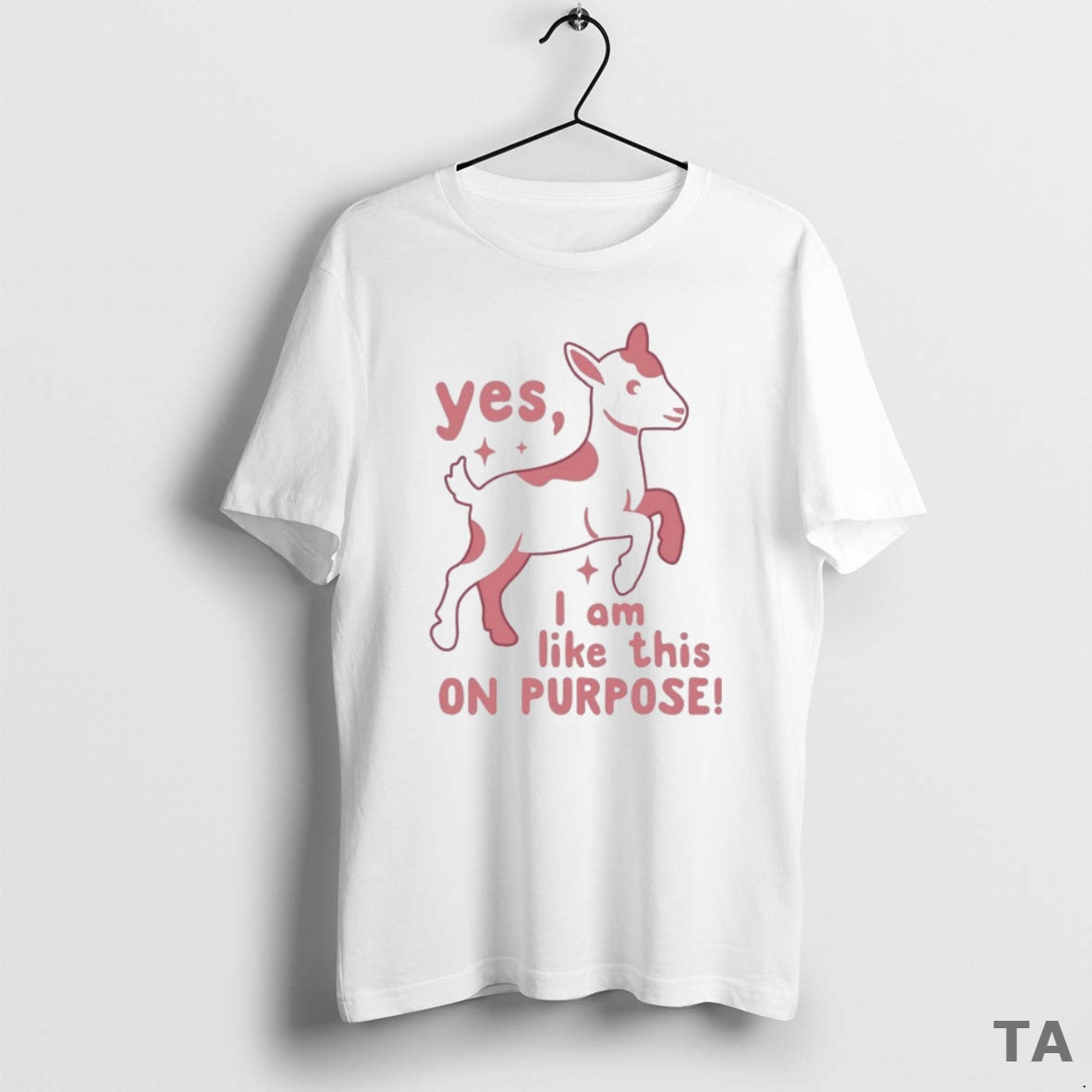 Top Yes I Am Like This On Purpose Lamb T Shirt Sweater Hoodie, Sweatshirt | AU01DripNestTees.com