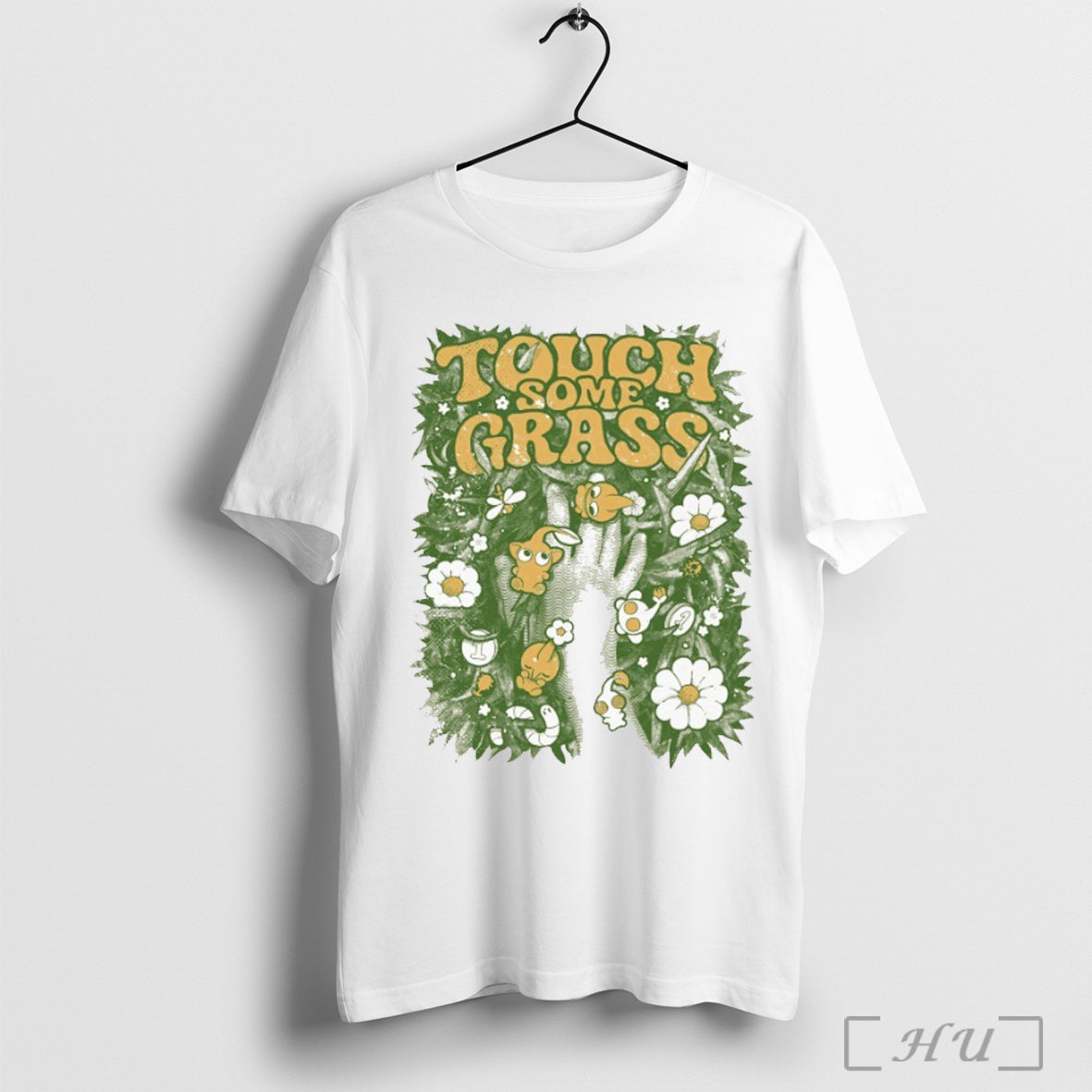 Touch Some Grass Hand T Shirt