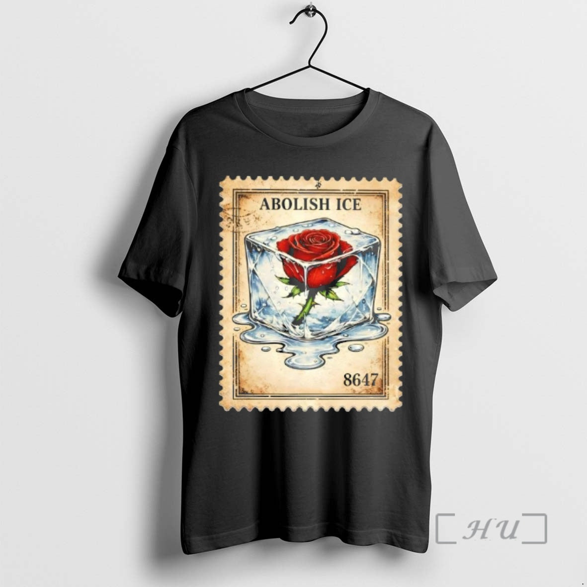 Trending 8647 Abolish Ice Rose Flower T-Shirts, Hoodie, Sweatshirt | AU01DripNestTees.com