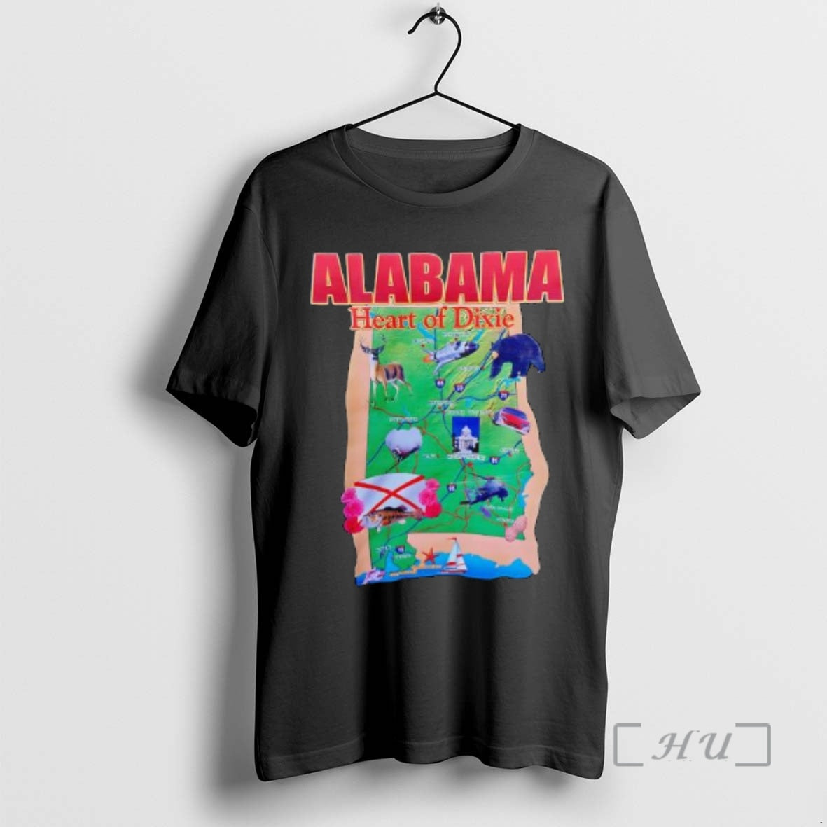 Trending Alabama Heart Of Dixie Animals Graphic T-Shirts, Hoodie, Sweatshirt | AU01DripNestTees.com
