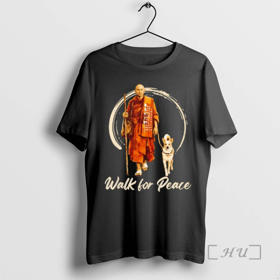 Trending Aloka Dog Walk For Peace Monk Peace Dog T-Shirts, Hoodie, Sweatshirt | AU01DripNestTees.com