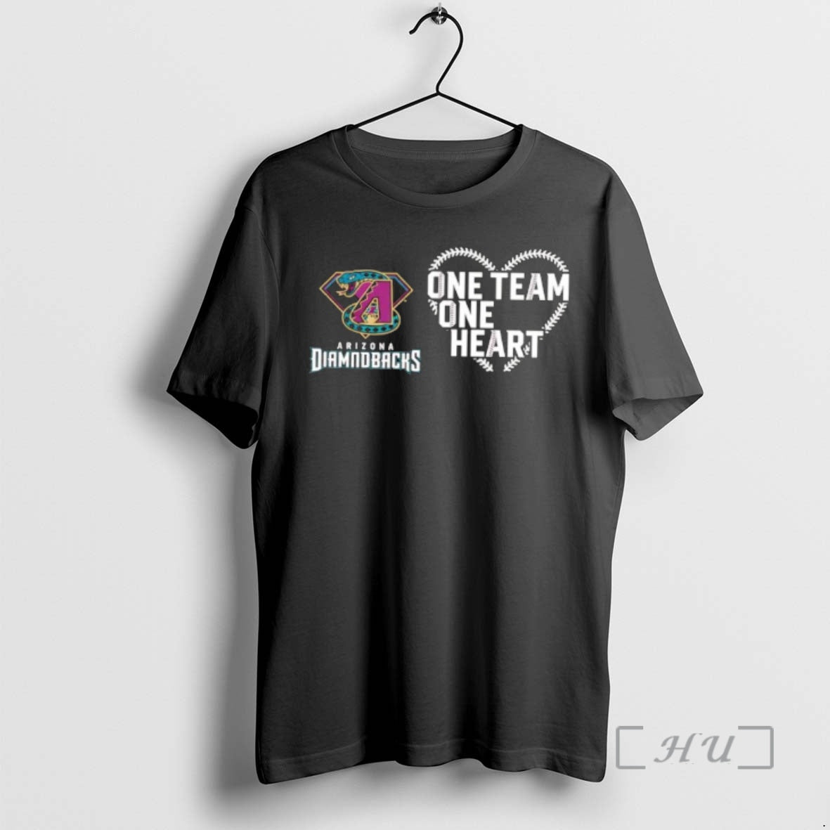 Trending Arizona Diamondbacks One Team One Heart Mlb T-Shirts, Hoodie, Sweatshirt | AU01DripNestTees.com