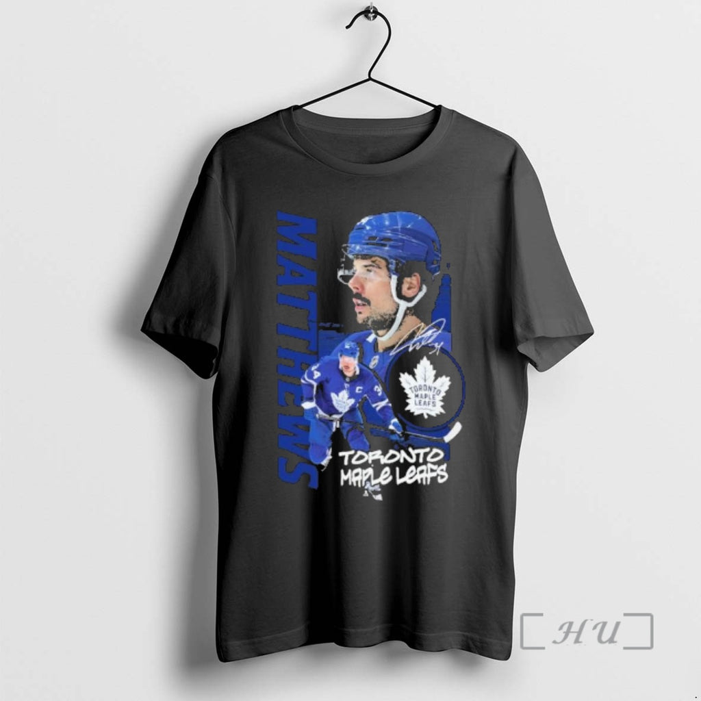 Trending Auston Matthews Toronto Maple Leafs Vintage Playmaker T-Shirts, Hoodie, Sweatshirt | AU01DripNestTees.com