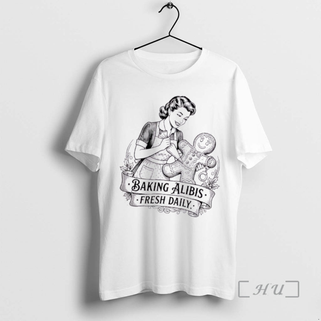 Trending Baking Alibis Fresh Daily T-Shirts, Hoodie, Sweatshirt | AU01DripNestTees.com