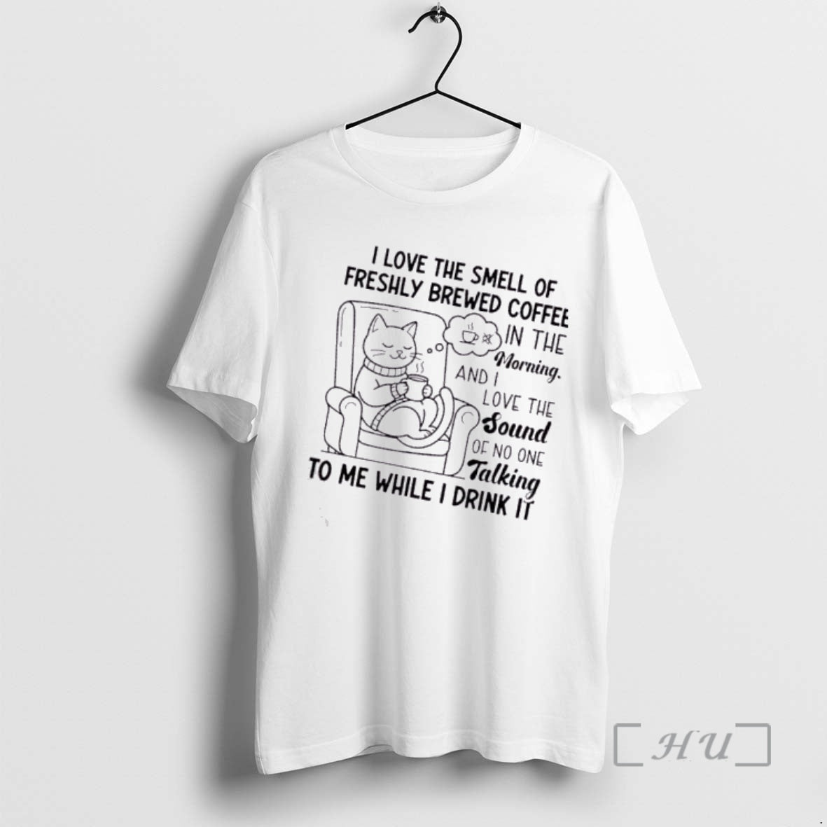 Trending Cat I Love The Smell Of Freshly Brewed Coffee In The Morning And T-Shirts, Hoodie, Sweatshirt | AU01DripNestTees.com
