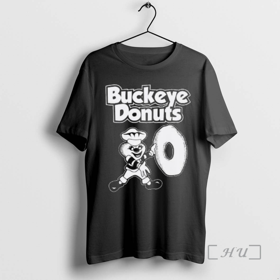Trending Columbus Ohio Donut Buckeye Donuts Circle Black T-Shirts, Hoodie, Sweatshirt | AU01DripNestTees.com