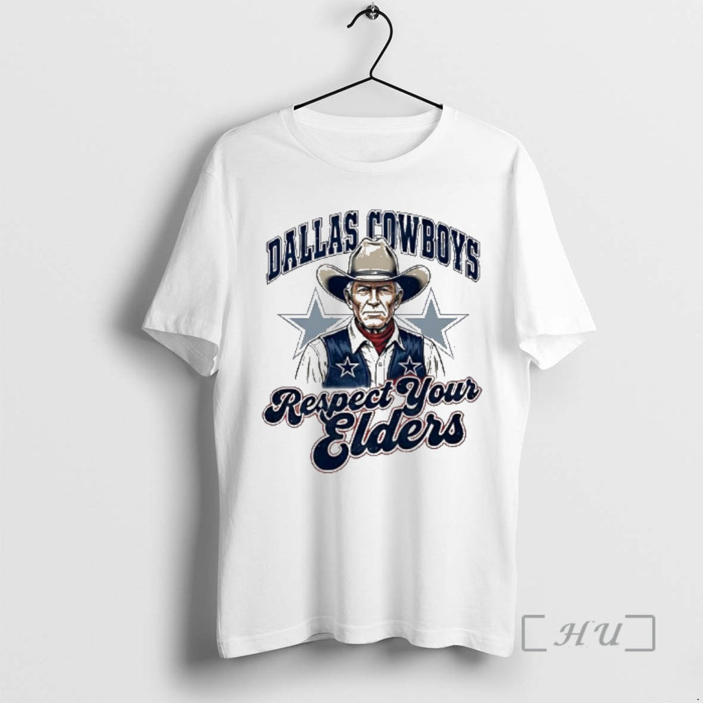 Trending Dallas Cowboys Respect Your Elders T-Shirts, Hoodie, Sweatshirt | AU01DripNestTees.com